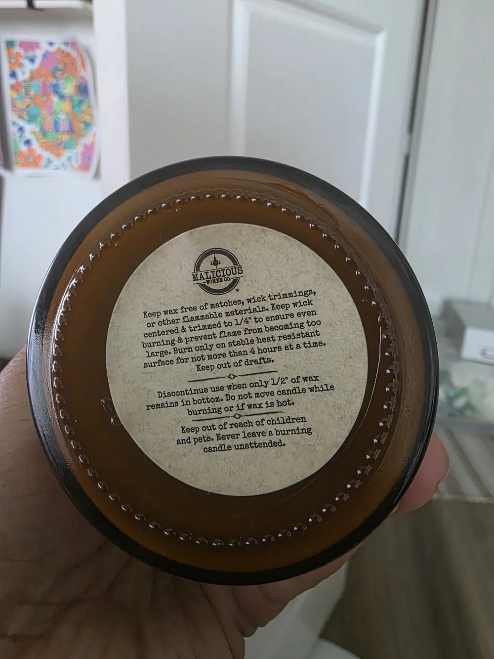 'I Do What I Want' NEW Candle - Malicious Women Brand "Speakeasy" Scent - Picture 5 of 5